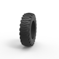 Pulling tractor rear tire 7 Scale 1:25 - Thumbnail 3