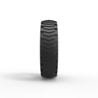 Pulling tractor rear tire 7 Scale 1:25 - Thumbnail 4