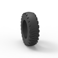 Pulling tractor rear tire 7 Scale 1:25 - Thumbnail 8