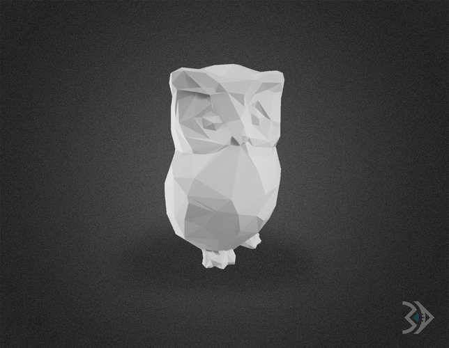OWL LOWPOLY 3D Print 492063
