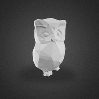 Small OWL LOWPOLY 3D Printing 492063