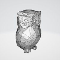 OWL LOWPOLY - Thumbnail 2
