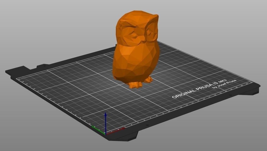 OWL LOWPOLY 3D Print 492075