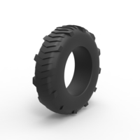 Pulling tractor rear tire 8 Scale 1:25 - Thumbnail 2