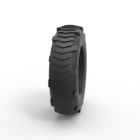 Pulling tractor rear tire 8 Scale 1:25 - Thumbnail 3