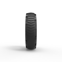 Pulling tractor rear tire 8 Scale 1:25 - Thumbnail 4