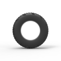 Pulling tractor rear tire 8 Scale 1:25 - Thumbnail 5