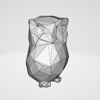 OWL LOWPOLY - Thumbnail 3