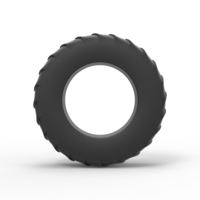 Pulling tractor rear tire 9 Scale 1:25 - Thumbnail 5