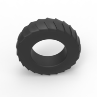 Pulling tractor rear tire 9 Scale 1:25 - Thumbnail 6