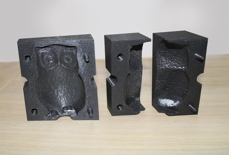 OWL CANDLE MOLD 3D Print 492169