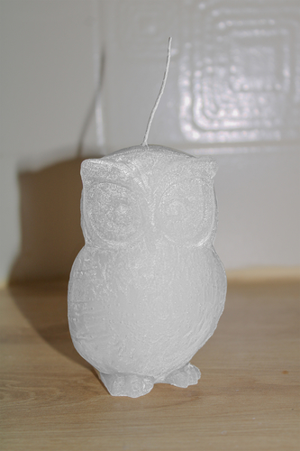 OWL CANDLE MOLD 3D Print 492173