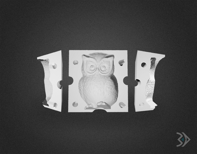 OWL CANDLE MOLD 3D Print 492174
