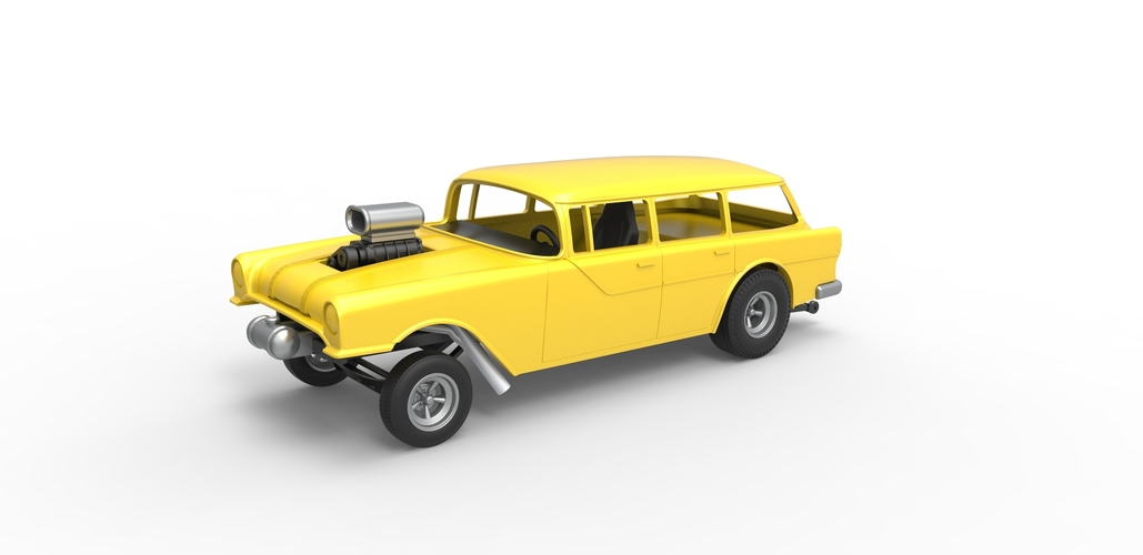 Diecast Gasser Scale 1:25 3D Print 492180