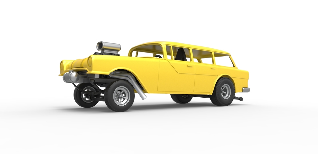 Diecast Gasser Scale 1:25 3D Print 492181