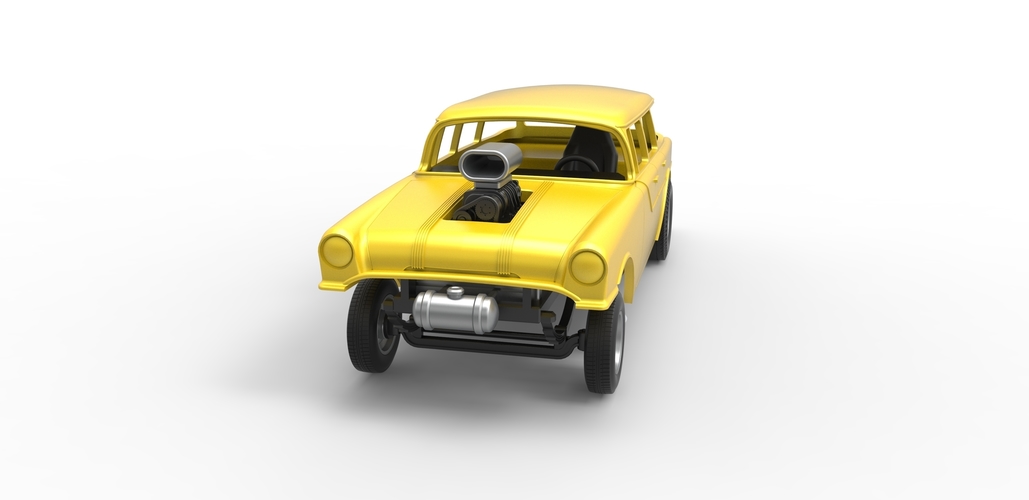 Diecast Gasser Scale 1:25 3D Print 492182