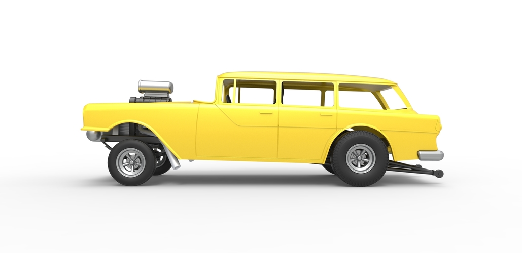 Diecast Gasser Scale 1:25 3D Print 492186