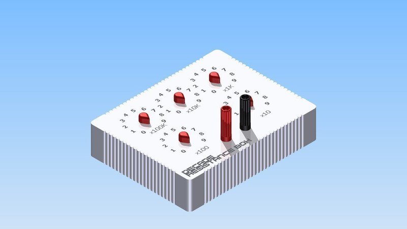 SparkFun Decade Resistance Box Enclosure