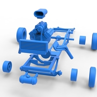 Diecast Chassis of Gasser Scale 1:25 - Thumbnail 17