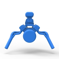 Diecast engine V8 for gasser Scale 1:25 - Thumbnail 10