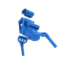 Diecast engine V8 for gasser Scale 1:25 - Thumbnail 12