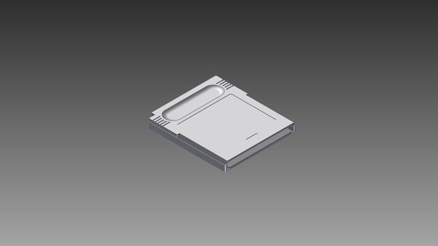 Game Boy Cartridge 3D Print 49227