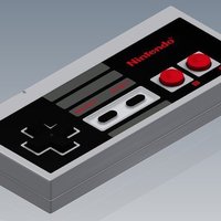 Small NES Controller 3D Printing 49228
