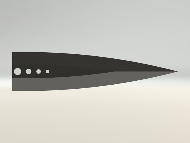 skeleton knife 3D Print 492284