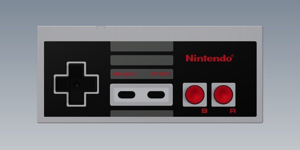 NES Controller 3D Print 49229