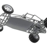 Diecast old school Sand Rail buggy Scale 1:25 - Thumbnail 3