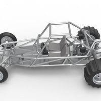 Diecast old school Sand Rail buggy Scale 1:25 - Thumbnail 9