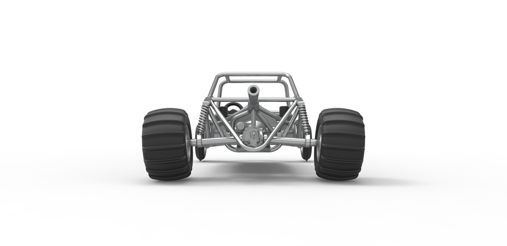 Diecast old school Sand Rail buggy Scale 1:25 3D Print 492314