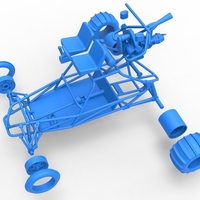 Diecast old school Sand Rail buggy Scale 1:25 - Thumbnail 16