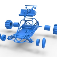 Diecast old school Sand Rail buggy Scale 1:25 - Thumbnail 18