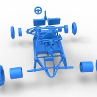 Diecast old school Sand Rail buggy Scale 1:25 - Thumbnail 22