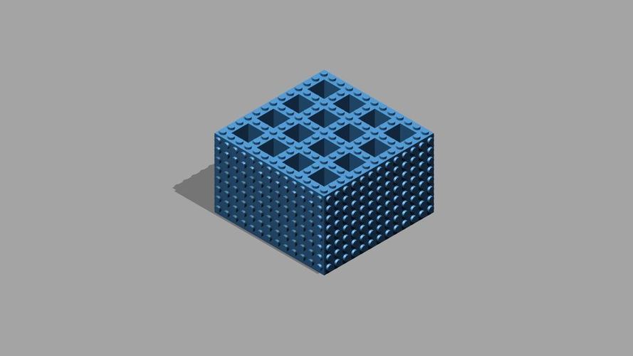 Lego Pen Cup 3D Print 49233