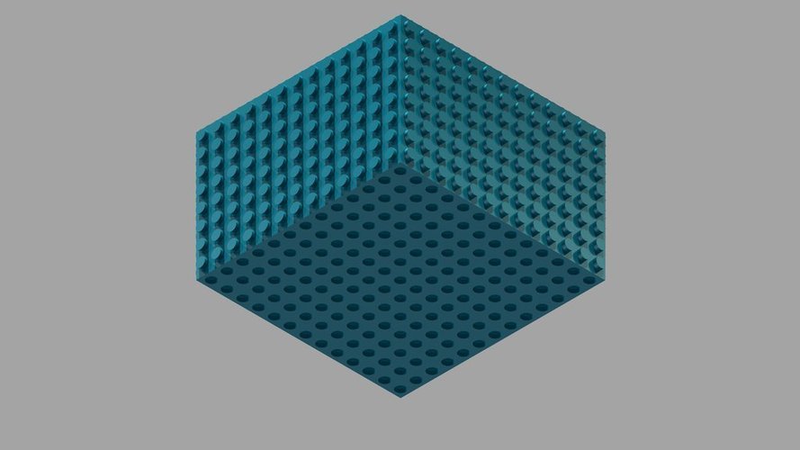 Lego Pen Cup 3D Print 49234