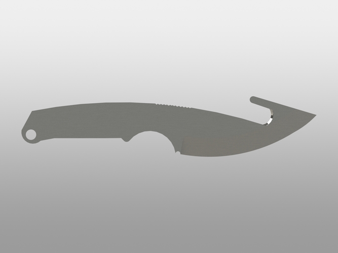 gut knife 3D Print 492352