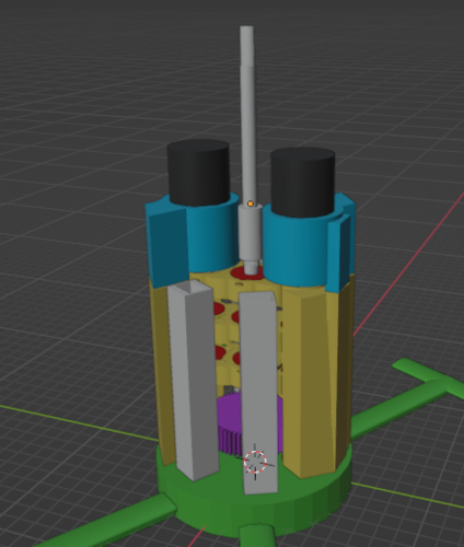 Bi-generator vertical wind turbine 3D Print 492385