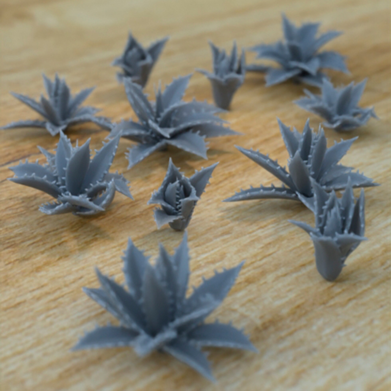 5 AGAVEPLANTS FOR TERRAIN DIORAMA TABLETOP