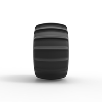 Diecast Rear wheel for Dune Buggy 6 Scale 1:25 - Thumbnail 4