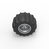 Diecast Rear wheel for Dune Buggy 6 Scale 1:25 - Thumbnail 6