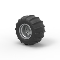 Diecast Rear wheel for Dune Buggy 6 Scale 1:25 - Thumbnail 7