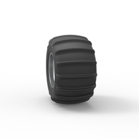 Diecast Rear wheel for Dune Buggy 6 Scale 1:25 - Thumbnail 8
