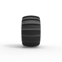 Diecast Dune buggy rear tire 6 Scale 1:25 - Thumbnail 4