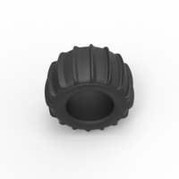 Diecast Dune buggy rear tire 6 Scale 1:25 - Thumbnail 6