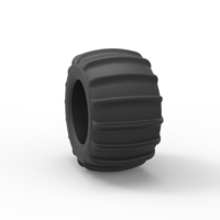 Diecast Dune buggy rear tire 6 Scale 1:25 - Thumbnail 8