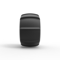 Diecast Dune buggy rear tire 7 Scale 1:25 - Thumbnail 4