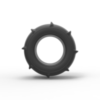 Diecast Dune buggy rear tire 7 Scale 1:25 - Thumbnail 5