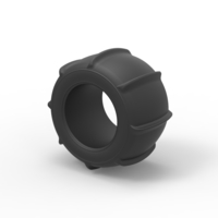 Diecast Dune buggy rear tire 7 Scale 1:25 - Thumbnail 7